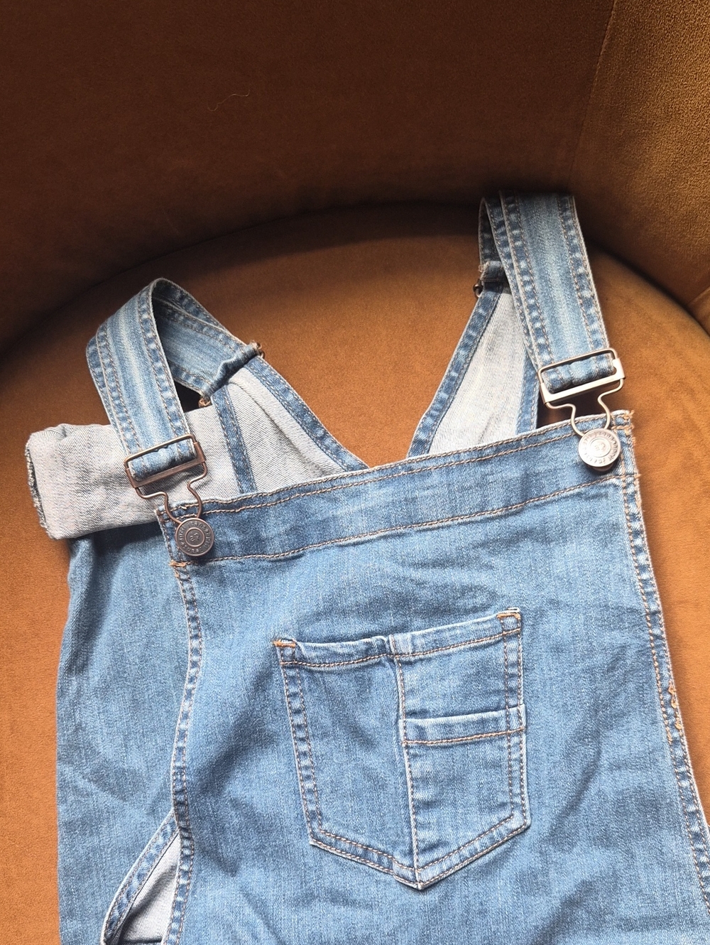 Light Wash Denim Overalls